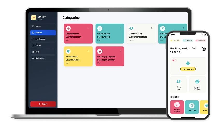 Laughly – Emotional Wellness & Mindful Laughter App